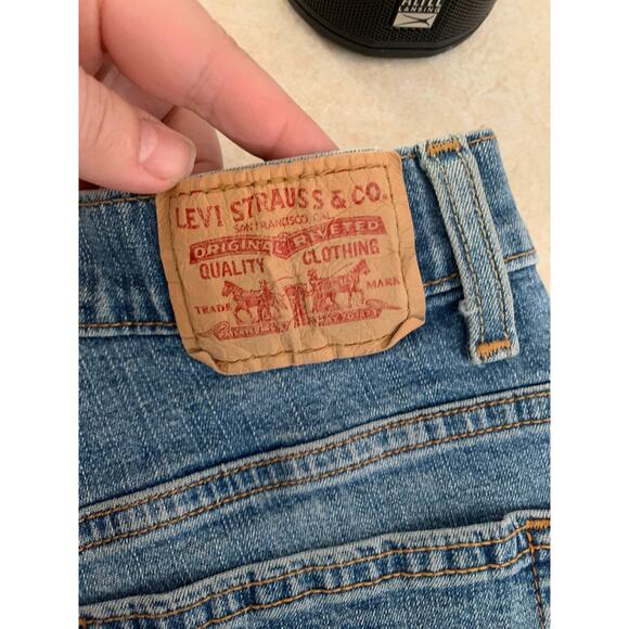 Levi’s Re plus denim shorts medium 10 high rise cut off re done - Picture 10 of 10